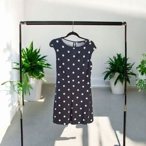 Polka Dot Cap Sleeve Dress